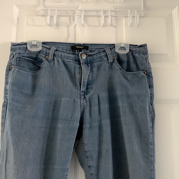 Forever 21 Blue Denim Slim Fit Jeans - Picture 3 of 9